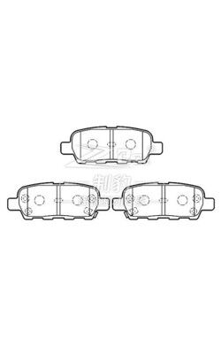 निसान टीना कार ब्रेक पैड प्रतिस्थापन 44060-8H385 D905