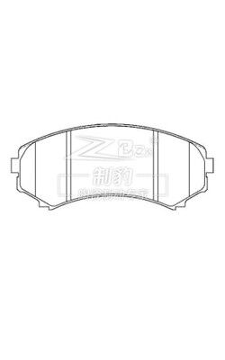 Mitsubishi V73, pad di freno in ceramica, D867, 4605A041, F