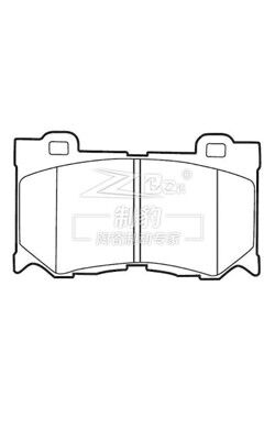 Lexus LS460 Cerâmica D1282, Advics Sistema de travagem OEM 04465-0W110