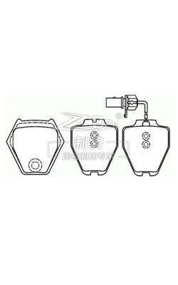 D839 Audi A8 Pad del freno anteriore 4B0698151S Sostituzione pad del freno anteriore