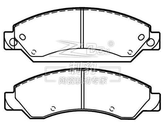 Escalade, pastilha de freio cerâmica, D1092,89059119, F