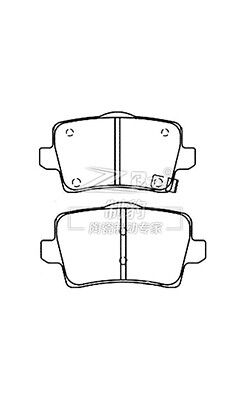 2014 माज़्दा 2014 CX-5, सिरेमिक ब्रेक पैड,D2111,R