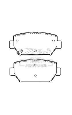 Mitsubishi Eclipse Cross, pastilha de freio cerâmica, D2156,4605C012,R