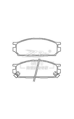 Mitsubishi Lioncel, Bàn phanh gốm,D534,MB699577,F