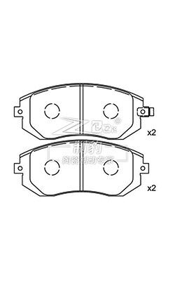 सुबारू फॉरेस्टर, सिरेमिक ब्रेक पैड, D929,26296-FE020,F