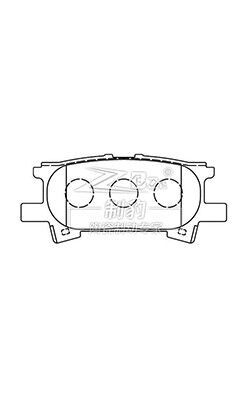 2Toyota N fren sistemleri için 5 kg ön ve arka seramik fren bantları 04466-12130