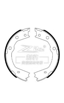 किआ 2009 बोरेगो,सिरेमिक ब्रेक जूते,S970,58350-2JA00,पार्किंग ब्रेक