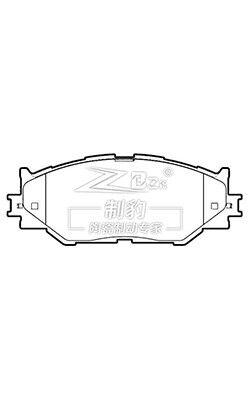 IS200 लेक्सस ब्रेक पैड प्रतिस्थापन 04465-53020 एडविक्स ब्रेक सिस्टम