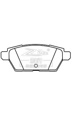 Mazda Ruiyi, सिरेमिक ब्रेक पैड,D1161,6E5Z-2200-B,F