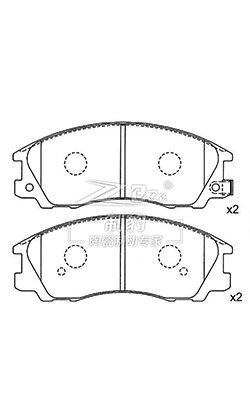 हुंडई टेराकन, सिरेमिक ब्रेक पैड, डी1713,58101-एच1ए00,एफ