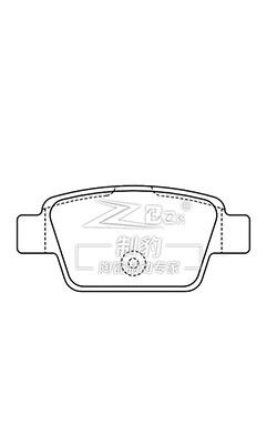 2006年 フィアット ブラボ 1.4T BOS ブレーキシステム フロントブレーキパッド 7 736 227 1