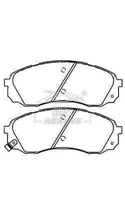 Ceramic Hyundai Starex Brake Pads 58101-4DE00 For SUM Braking System