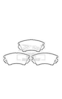2010 Buick Lacrosse Brake Pads 13237751  / Ceramic Buick Brake Pads