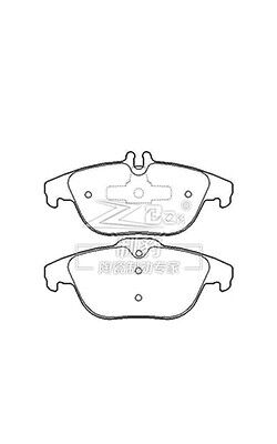 Teves 2005 420 42 20 OEM मर्सिडीज ब्रेक पैड मर्सिडीज-बेंज W204 सिरेमिक ब्रेक पैड