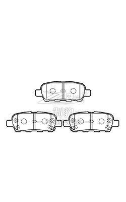 Palle di frenata posteriore in ceramica sostituzione 44060-8H385 Renault Koleos Palle di frenata / X-Trail