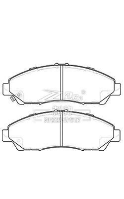 होंडा एक्यूरा एमडीएक्स सिरेमिक फ्रंट ब्रेक पैड प्रतिस्थापन D1280 45022-STX-A00