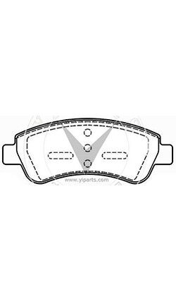 CitroëN C-Elysee Keramik Fren Yastığı D1213 4252.18 Ön Fren Yastığı Seti