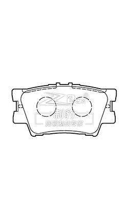 Pareti frenanti in ceramica per Toyota Camry D1212 04466-33160 Pareti frenanti in ceramica anteriori