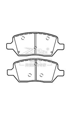 D1093 88964099 वाहन के लिए रियर सिरेमिक ब्रेक पैड Buick Firstland