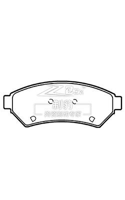 Buick Firstland Set di pastiglie di freno a disco in ceramica D1075 88964099 Sostituzione delle pastiglie di freno anteriori