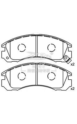 Garanzia di soddisfazione Ford Ceramic Brake Pad Set For Explorer 2020 Front And Rear