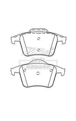 कैडिलैक सेरेमिक रियर ब्रेक पैड गर्मी प्रतिरोध के लिए शिम के साथ प्रतिस्थापन
