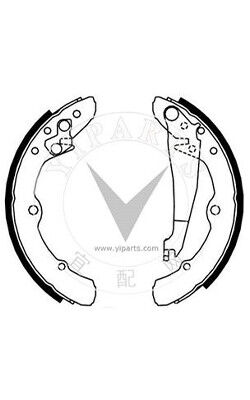 ऑडी रियर ब्रेक शूज प्रतिस्थापन आसान स्थापना के लिए लंबे समय तक चलने वाला 431 698 525 X