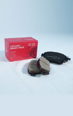 Chamfered Ceramic Brake Pads Set - Heat Resistant up to 500°C with Universal Fit for Most Vehicles