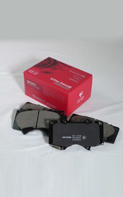 Heat Resistant Disc Brake Pad Set Chamfered Design Part Number DBP001 Engineered to Withstand High Temperature Conditions